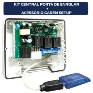 CENTRAL PORTA DE ENROLAR BIVOLT 433MHZ COM WIFI