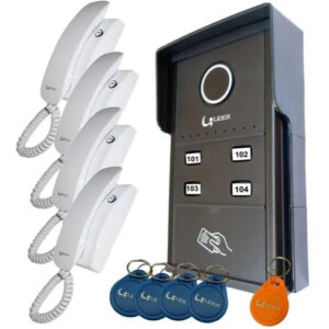 Porteiro Coletivo Smart Rfid 4 Pontos