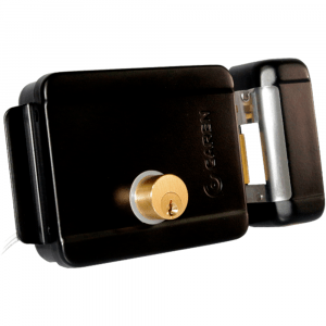 Fechadura 12V Reversivel Preta